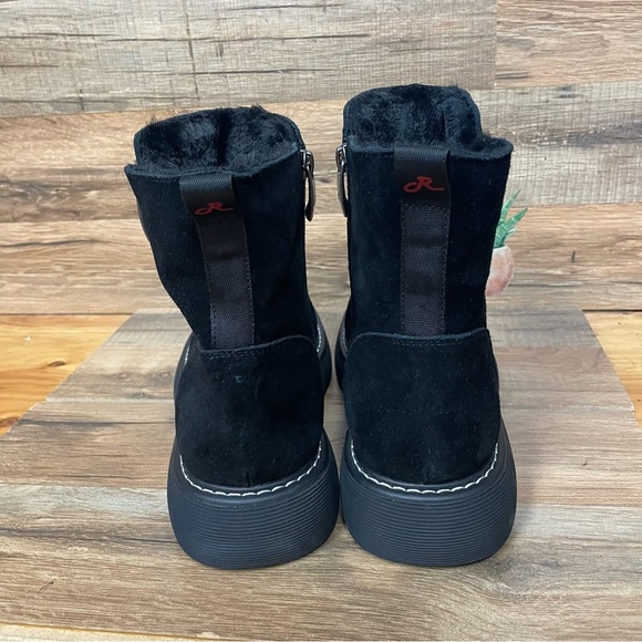 Religious Comfort Nottingham Waterproof Faux Fur Lined ankle boot black sz 9.5 - Picture 6 of 10